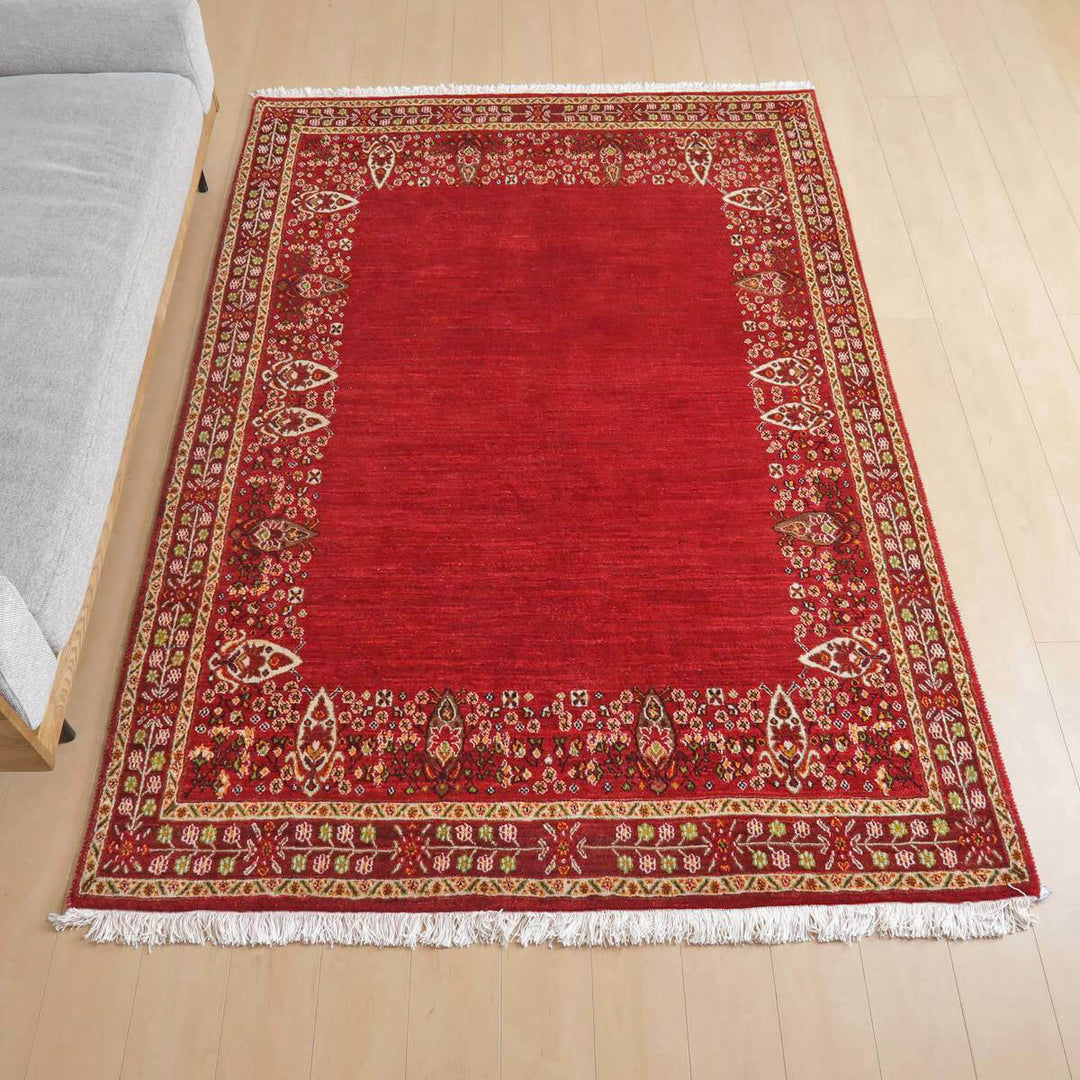 【セミオーダー受付中】  サイズ変更OK　カラー変更OK イラン　シラーズ産　ギャッベ 　（hl-50103）