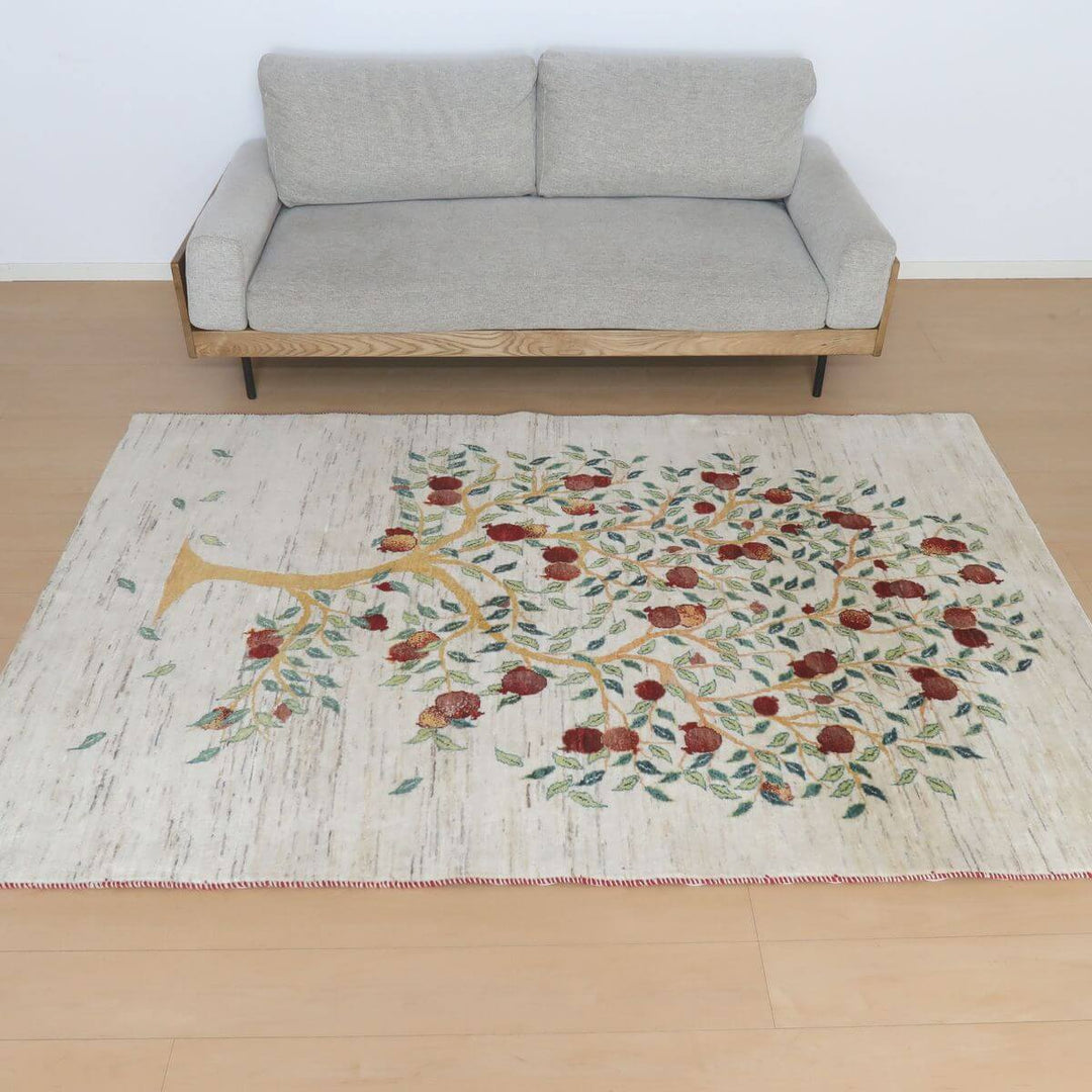 【セミオーダー受付中】  サイズ変更OK　カラー変更OK イラン　シラーズ産　ギャッベ 　（hl-50235）