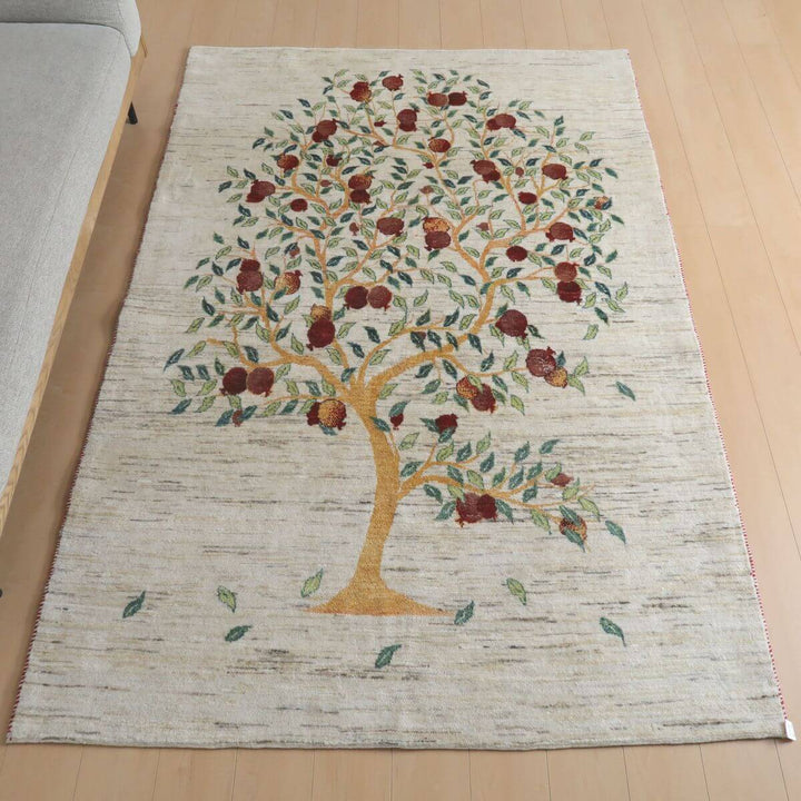 【セミオーダー受付中】  サイズ変更OK　カラー変更OK イラン　シラーズ産　ギャッベ 　（hl-50235）