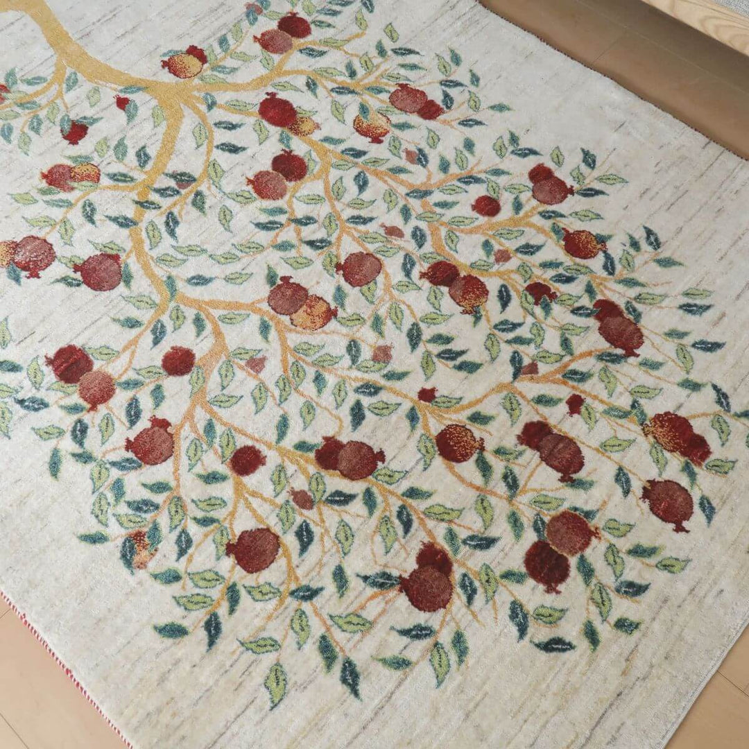 【セミオーダー受付中】  サイズ変更OK　カラー変更OK イラン　シラーズ産　ギャッベ 　（hl-50235）