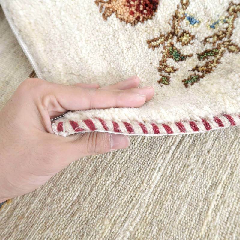 【セミオーダー受付中】  サイズ変更OK　カラー変更OK イラン　シラーズ産　ギャッベ 　（hl-53731）