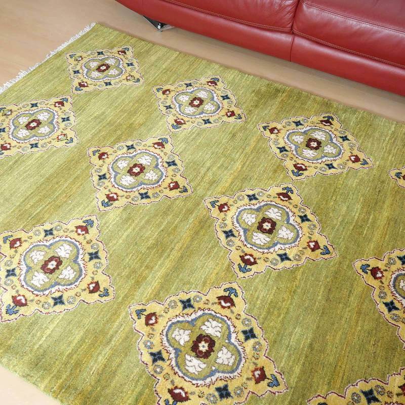 【セミオーダー受付中】  サイズ変更OK　カラー変更OK イラン　シラーズ産　ギャッベ 　（hl-64272）