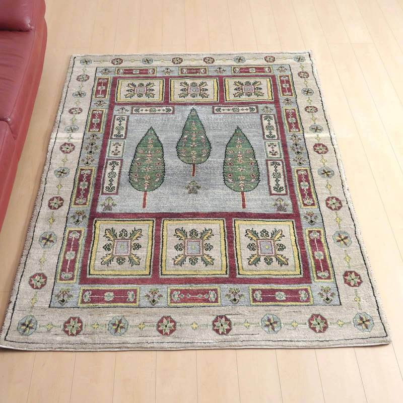 【セミオーダー受付中】  サイズ変更OK　カラー変更OK イラン　シラーズ産　ギャッベ 　（hl-69841）