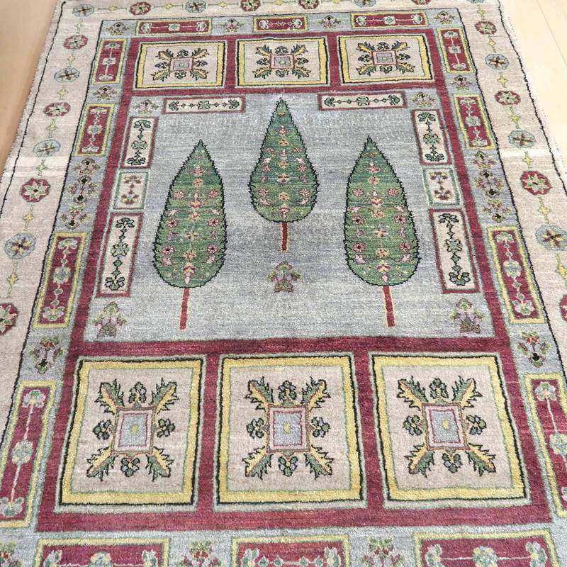 【セミオーダー受付中】  サイズ変更OK　カラー変更OK イラン　シラーズ産　ギャッベ 　（hl-69841）