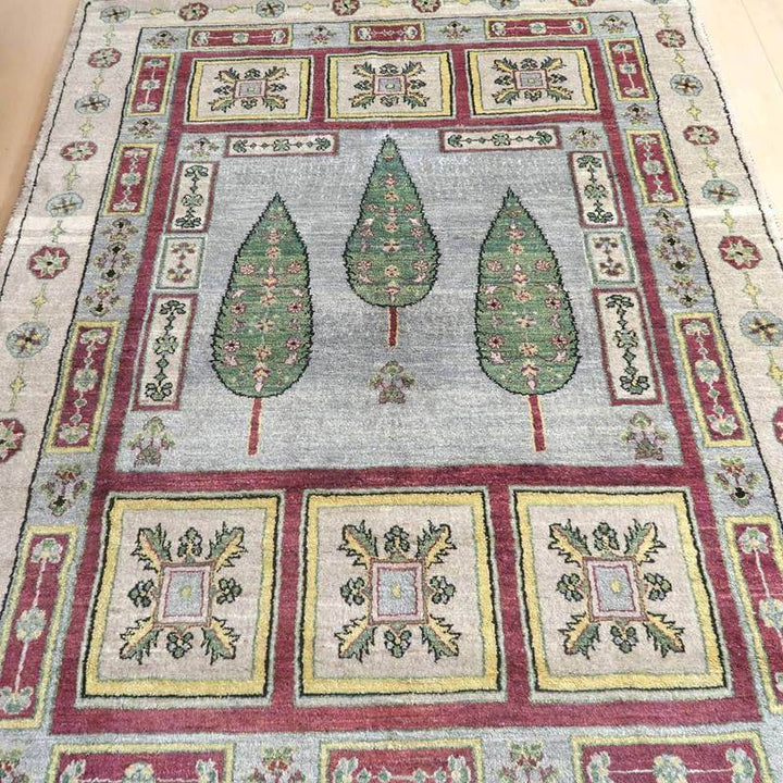 【セミオーダー受付中】  サイズ変更OK　カラー変更OK イラン　シラーズ産　ギャッベ 　（hl-69841）