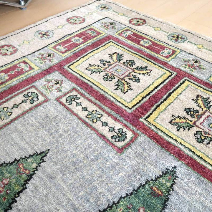 【セミオーダー受付中】  サイズ変更OK　カラー変更OK イラン　シラーズ産　ギャッベ 　（hl-69841）