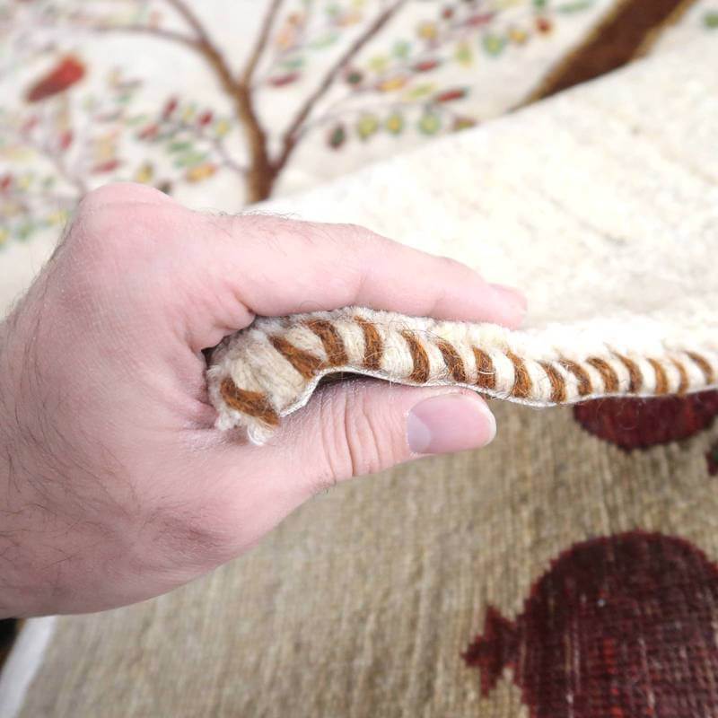 【セミオーダー受付中】  サイズ変更OK　カラー変更OK イラン　シラーズ産　ギャッベ 　（hl-73242）