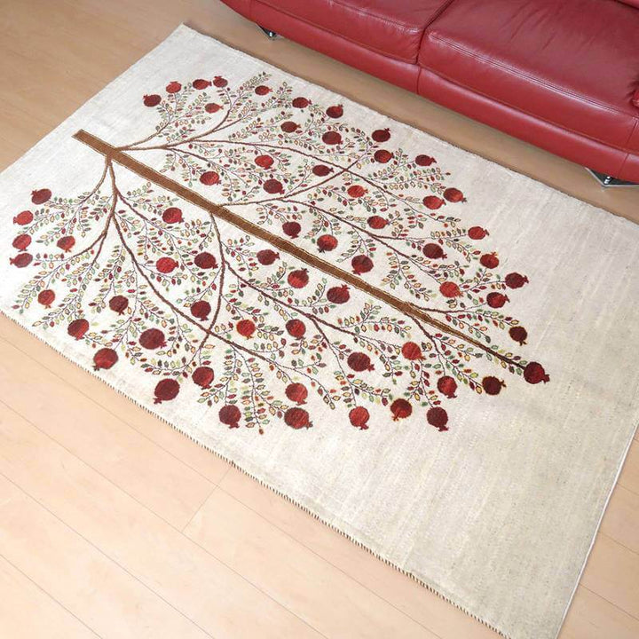 【セミオーダー受付中】  サイズ変更OK　カラー変更OK イラン　シラーズ産　ギャッベ 　（hl-73242）