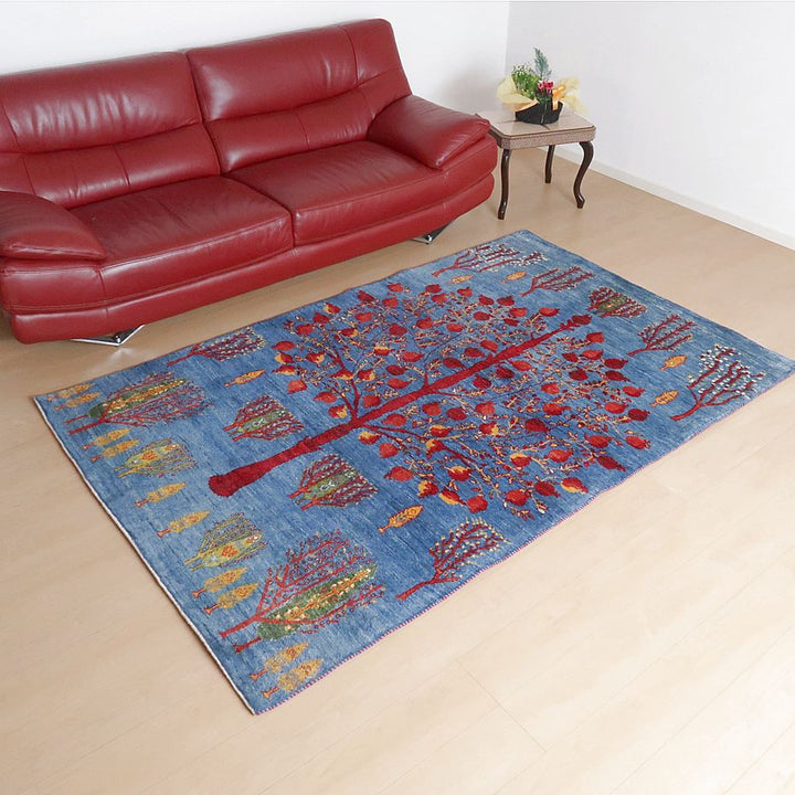 【セミオーダー受付中】  サイズ変更OK　カラー変更OK イラン　シラーズ産　ギャッベ 　（hl-73256）