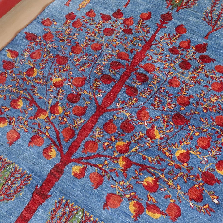 【セミオーダー受付中】  サイズ変更OK　カラー変更OK イラン　シラーズ産　ギャッベ 　（hl-73256）