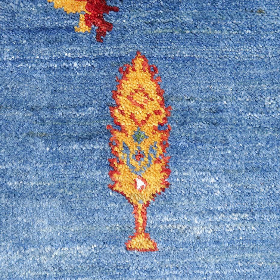 【セミオーダー受付中】  サイズ変更OK　カラー変更OK イラン　シラーズ産　ギャッベ 　（hl-73256）