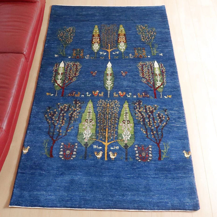 【セミオーダー受付中】  サイズ変更OK　カラー変更OK イラン　シラーズ産　ギャッベ 　（hl-73288）