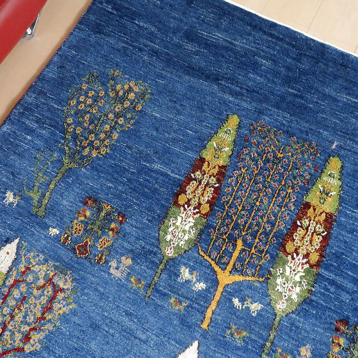 【セミオーダー受付中】  サイズ変更OK　カラー変更OK イラン　シラーズ産　ギャッベ 　（hl-73288）