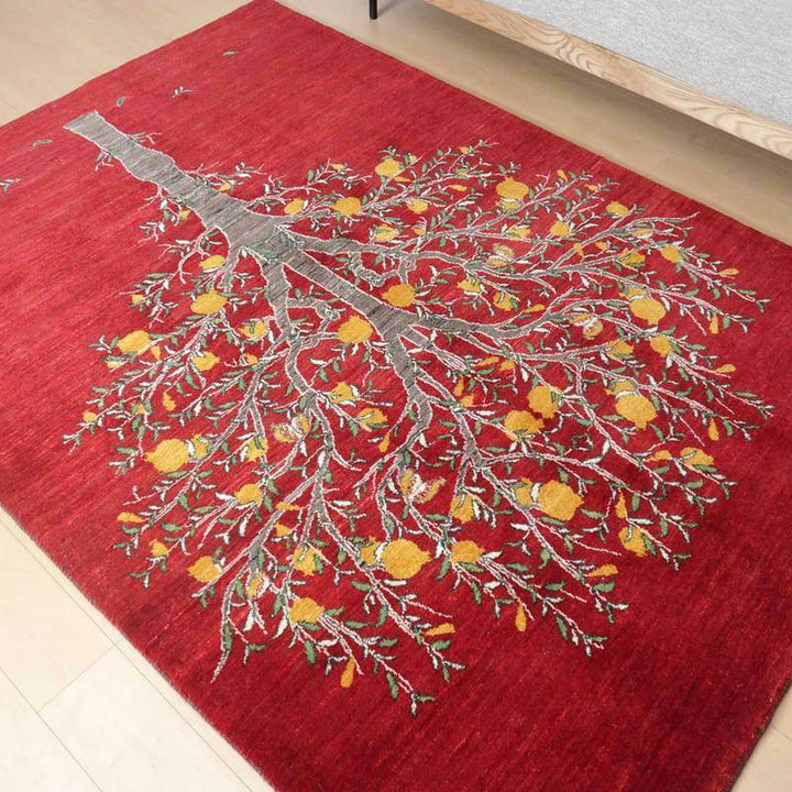 【セミオーダー受付中】  サイズ変更OK　カラー変更OK イラン　シラーズ産　ギャッベ 　（hl-83871）