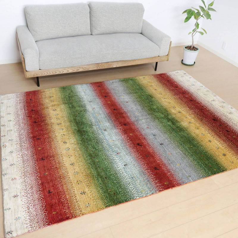 【オーダーメイド受付中】イラン　シラーズ産　ギャッベ 　（hl-86375）