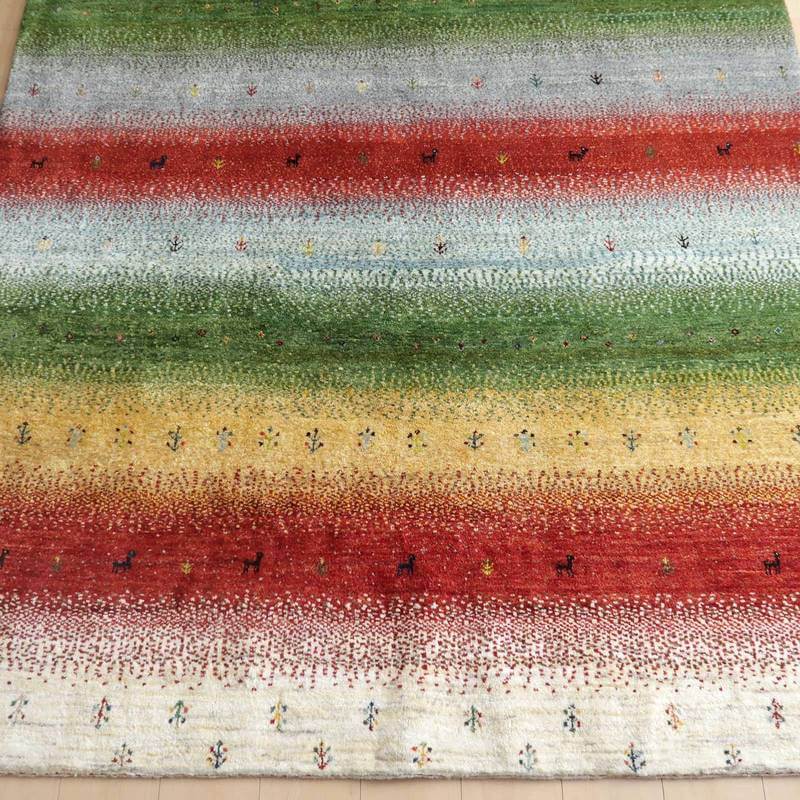 【オーダーメイド受付中】イラン　シラーズ産　ギャッベ 　（hl-86375）