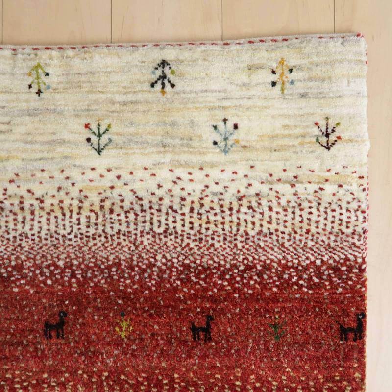 【オーダーメイド受付中】イラン　シラーズ産　ギャッベ 　（hl-86375）