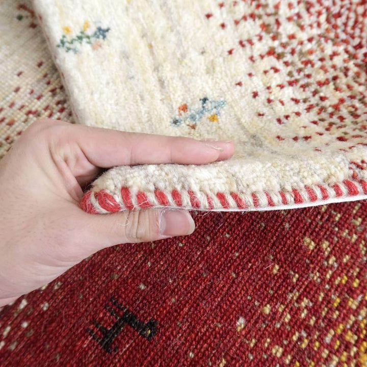 【オーダーメイド受付中】イラン　シラーズ産　ギャッベ 　（hl-86375）