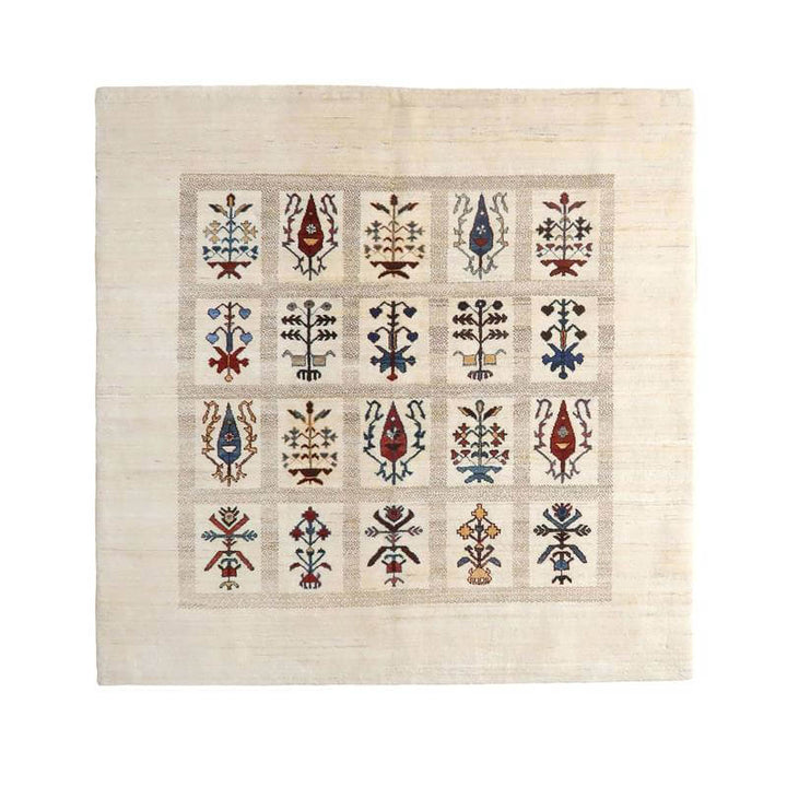 【セミオーダー受付中】  サイズ変更OK　カラー変更OK イラン　シラーズ産　ギャッベ 　（hm-10897）