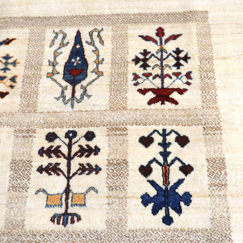 【セミオーダー受付中】  サイズ変更OK　カラー変更OK イラン　シラーズ産　ギャッベ 　（hm-10897）