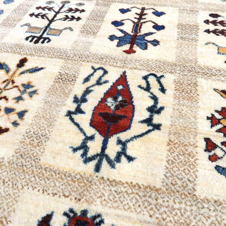 【セミオーダー受付中】  サイズ変更OK　カラー変更OK イラン　シラーズ産　ギャッベ 　（hm-10897）