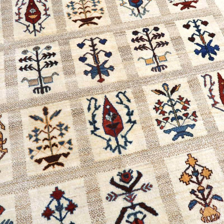 【セミオーダー受付中】  サイズ変更OK　カラー変更OK イラン　シラーズ産　ギャッベ 　（hm-10897）