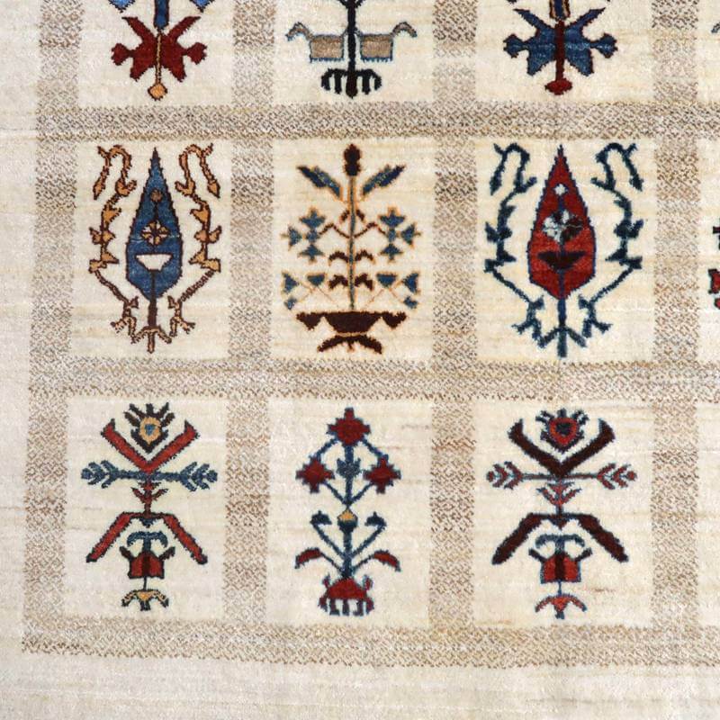 【セミオーダー受付中】  サイズ変更OK　カラー変更OK イラン　シラーズ産　ギャッベ 　（hm-10897）