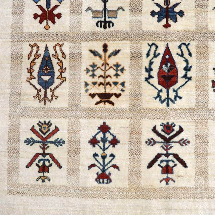 【セミオーダー受付中】  サイズ変更OK　カラー変更OK イラン　シラーズ産　ギャッベ 　（hm-10897）