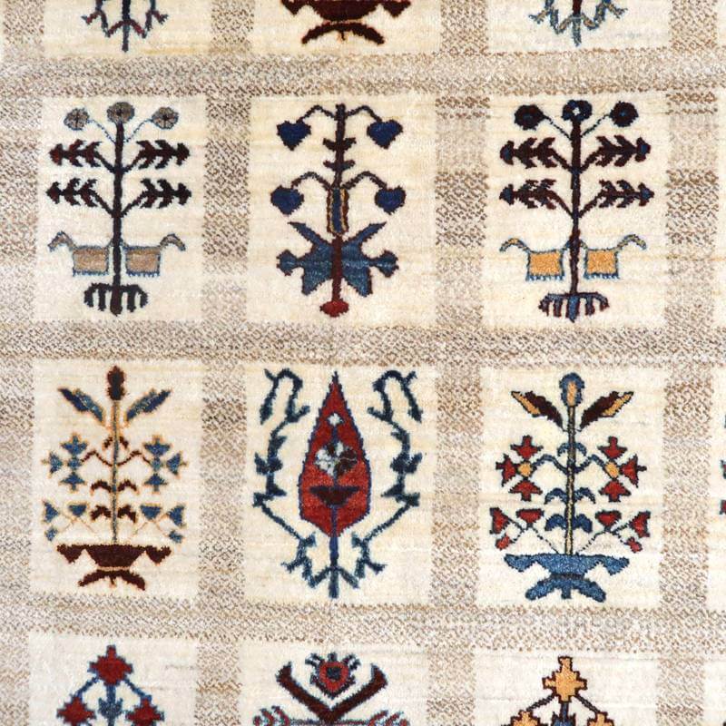 【セミオーダー受付中】  サイズ変更OK　カラー変更OK イラン　シラーズ産　ギャッベ 　（hm-10897）