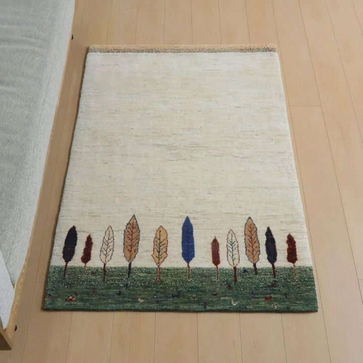 【セミオーダー受付中】  サイズ変更OK　カラー変更OK イラン　シラーズ産　ギャッベ 　（hm-11099）