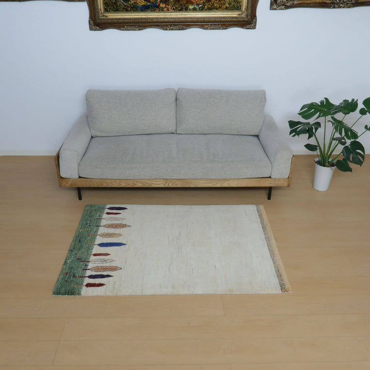 【セミオーダー受付中】  サイズ変更OK　カラー変更OK イラン　シラーズ産　ギャッベ 　（hm-11099）