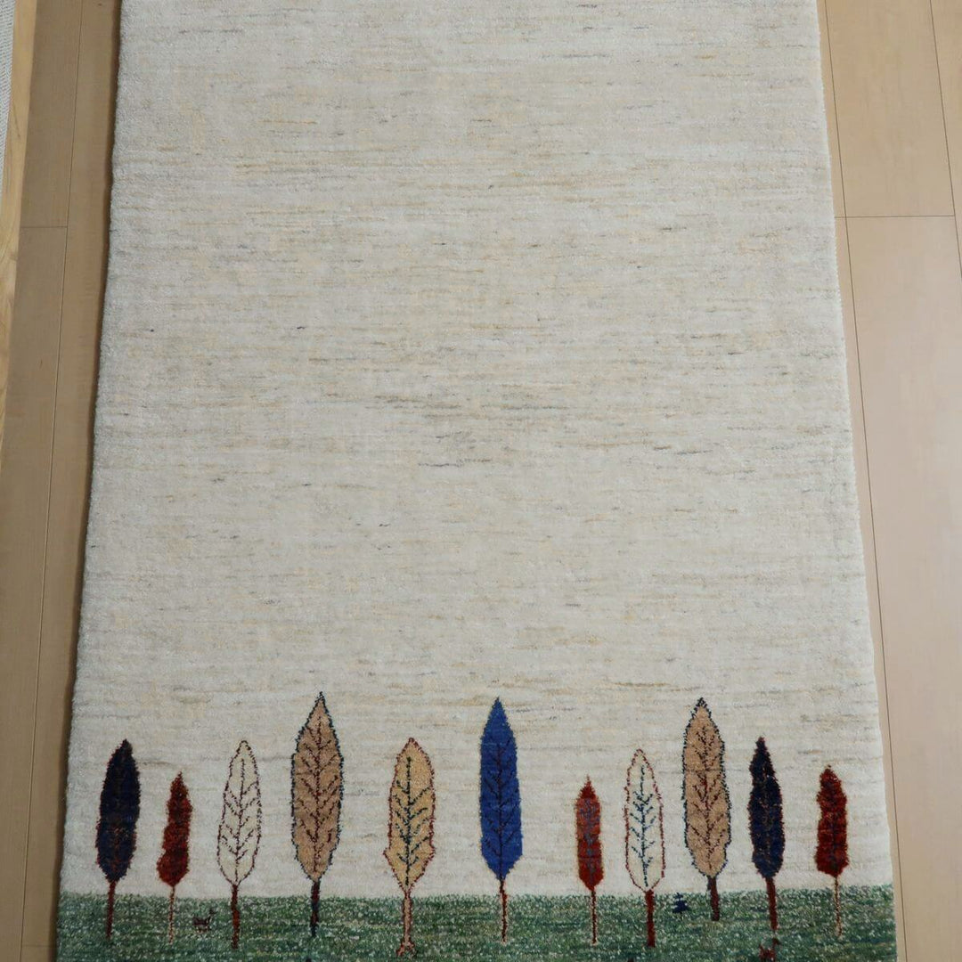 【セミオーダー受付中】  サイズ変更OK　カラー変更OK イラン　シラーズ産　ギャッベ 　（hm-11099）