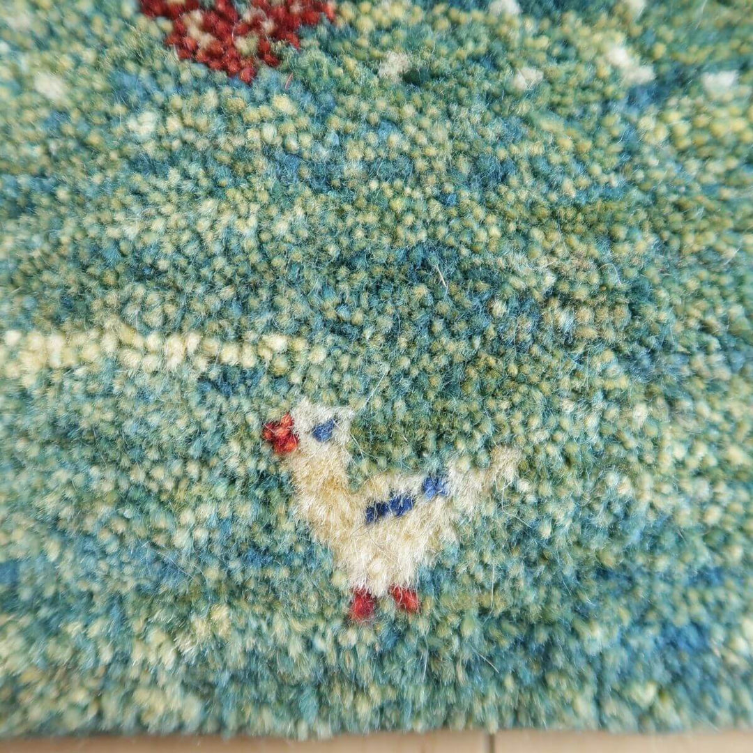 【セミオーダー受付中】  サイズ変更OK　カラー変更OK イラン　シラーズ産　ギャッベ 　（hm-11099）