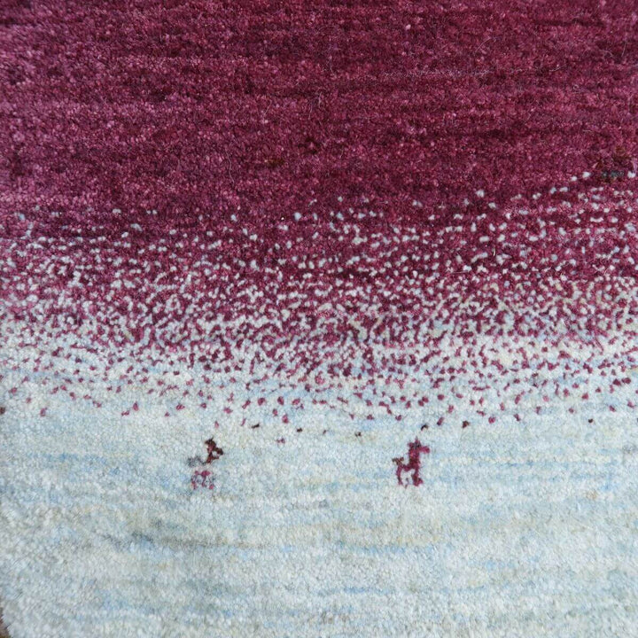 【セミオーダー受付中】  サイズ変更OK　カラー変更OK イラン　シラーズ産　ギャッベ 　（hm-11101）