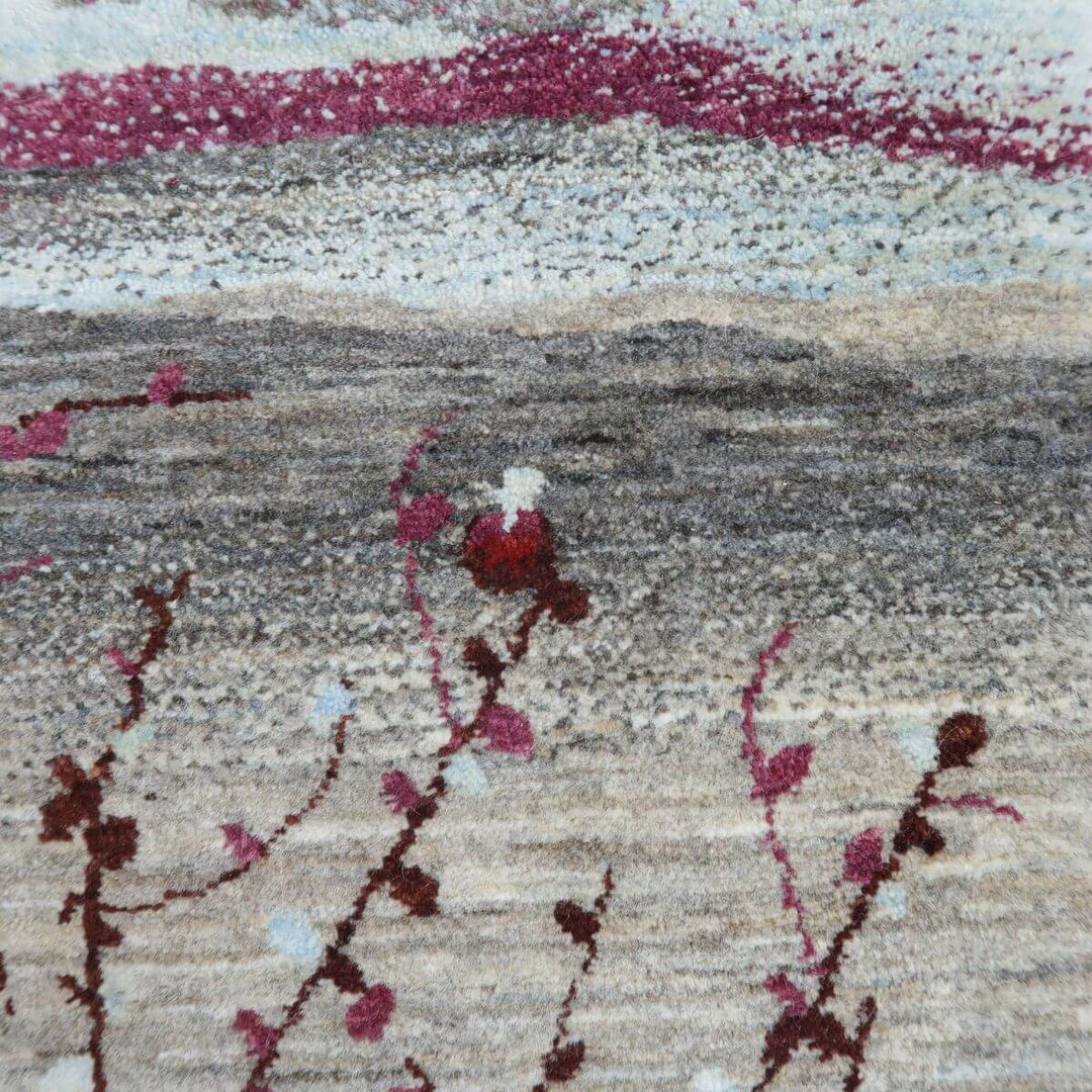 【セミオーダー受付中】  サイズ変更OK　カラー変更OK イラン　シラーズ産　ギャッベ 　（hm-11101）