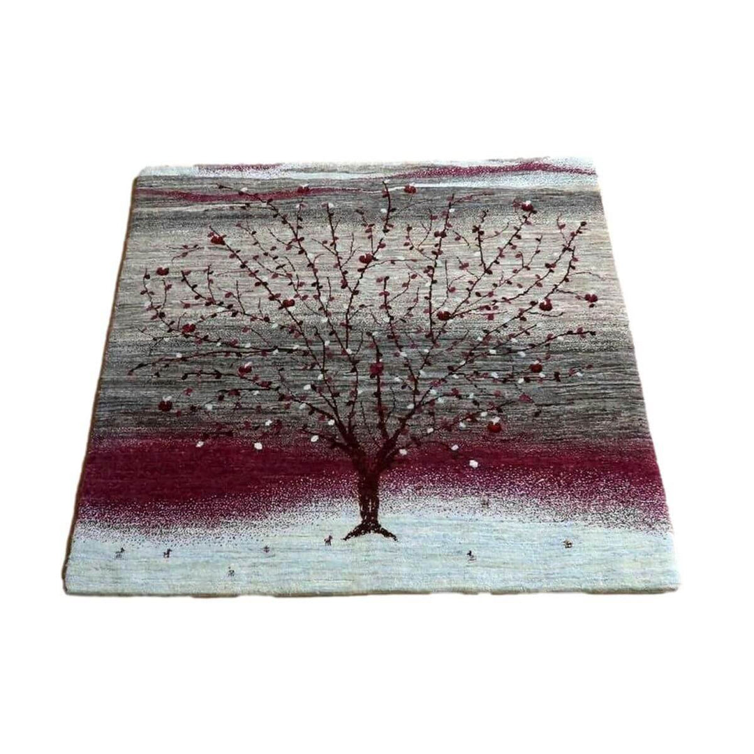 【セミオーダー受付中】  サイズ変更OK　カラー変更OK イラン　シラーズ産　ギャッベ 　（hm-11101）