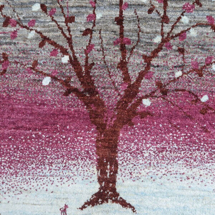 【セミオーダー受付中】  サイズ変更OK　カラー変更OK イラン　シラーズ産　ギャッベ 　（hm-11101）