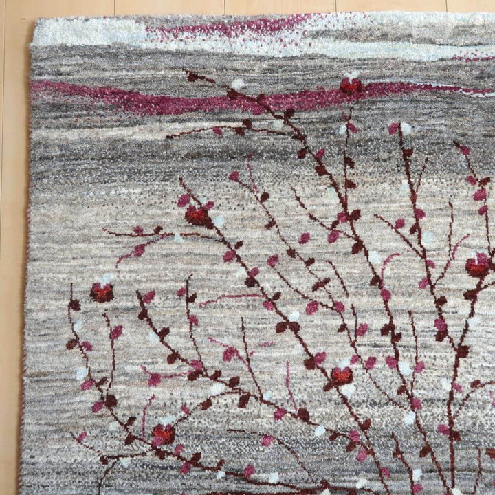 【セミオーダー受付中】  サイズ変更OK　カラー変更OK イラン　シラーズ産　ギャッベ 　（hm-11101）