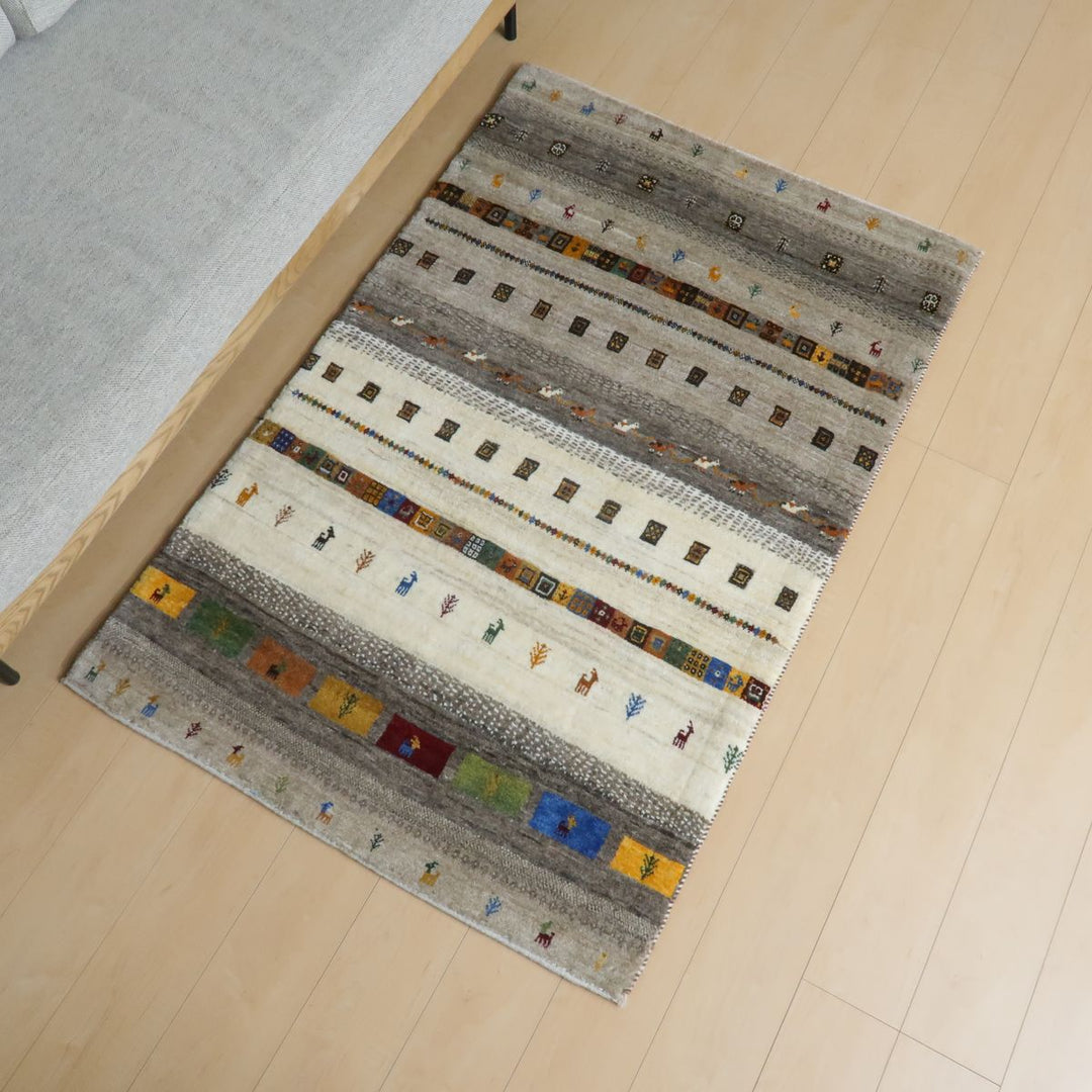 ギャッベ（カシュクリ）　153×100cm（HM-11195）