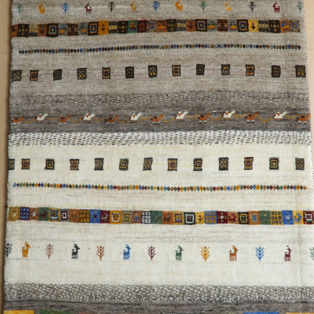 ギャッベ（カシュクリ）　153×100cm（HM-11195）