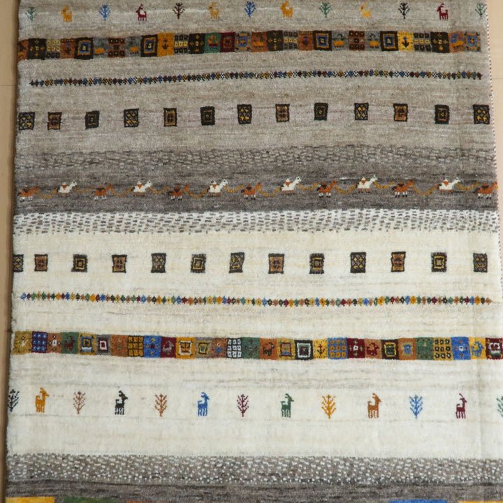 ギャッベ（カシュクリ）　153×100cm（HM-11195）