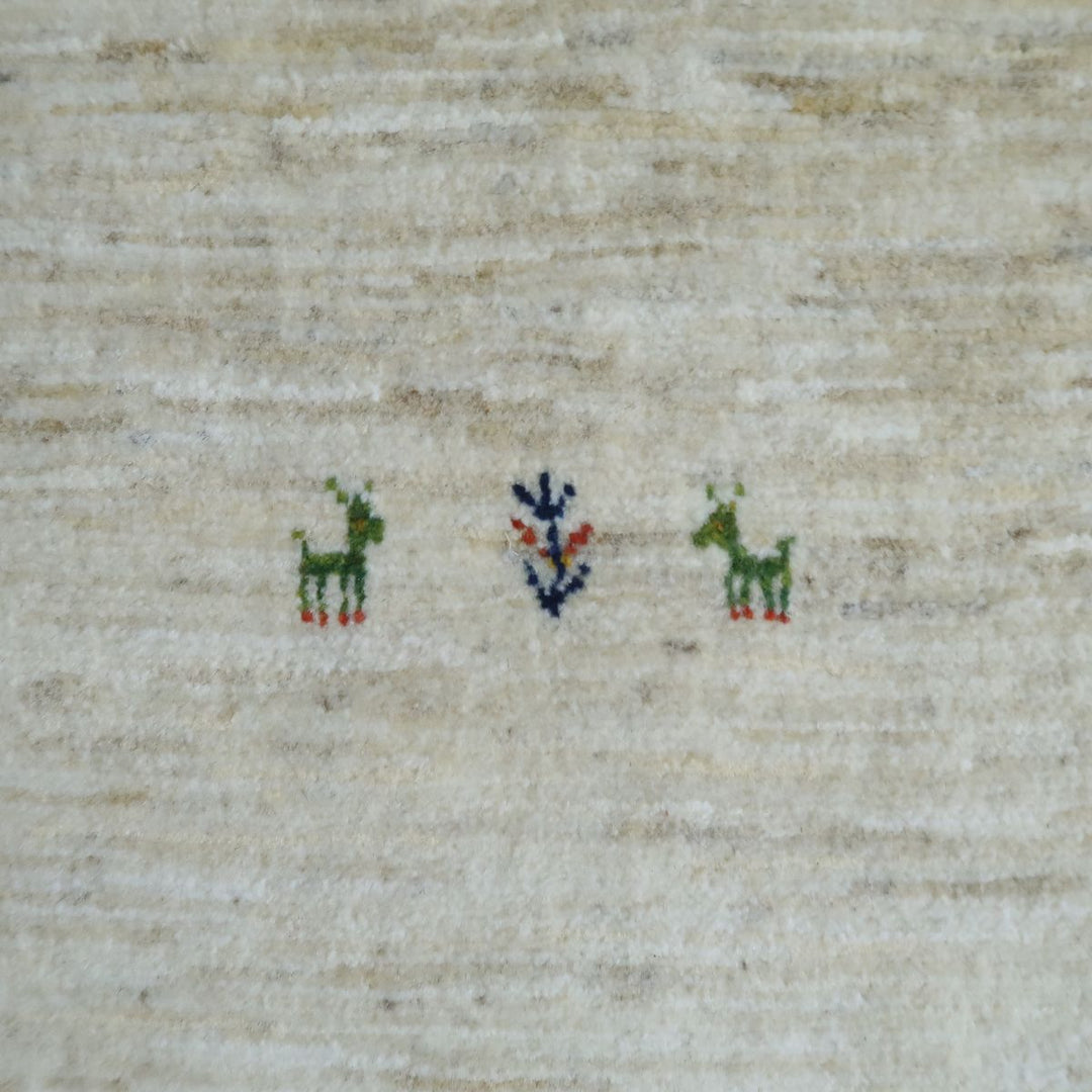 ギャッベ（ルリバフ）　145×114cm（HM-11196）