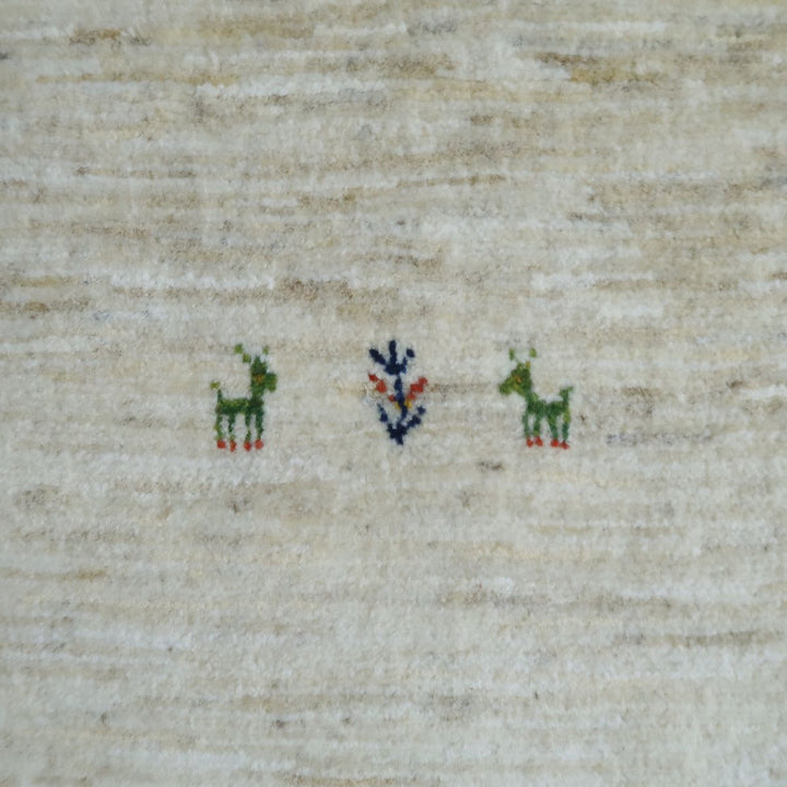 ギャッベ（ルリバフ）　145×114cm（HM-11196）