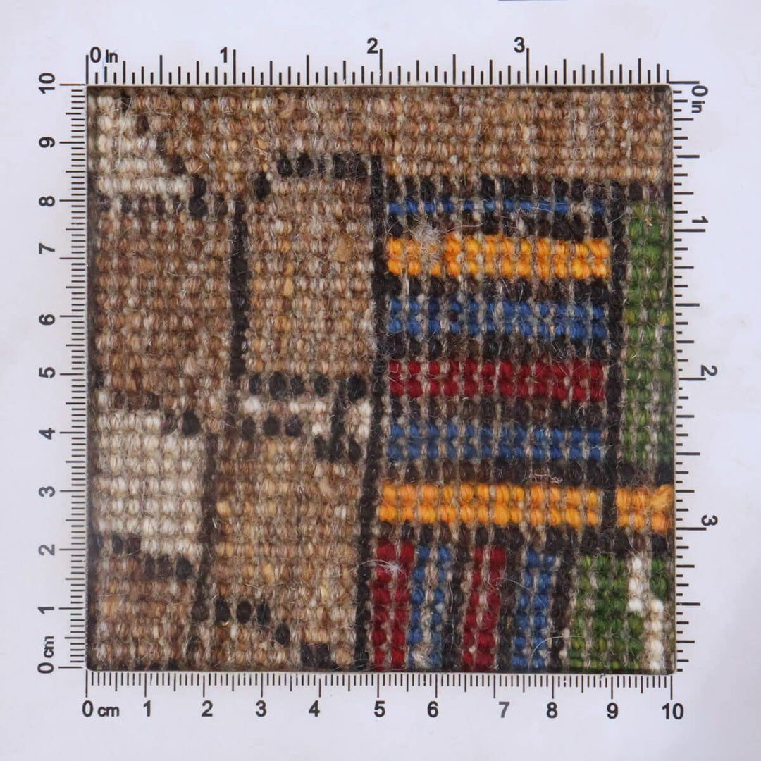 ギャッベ（ギャベ）カシュクリ　94×94cm（HM-70087）