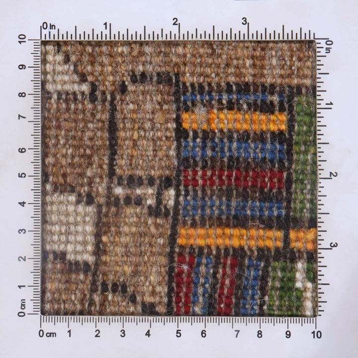 ギャッベ（ギャベ）カシュクリ　94×94cm（HM-70087）