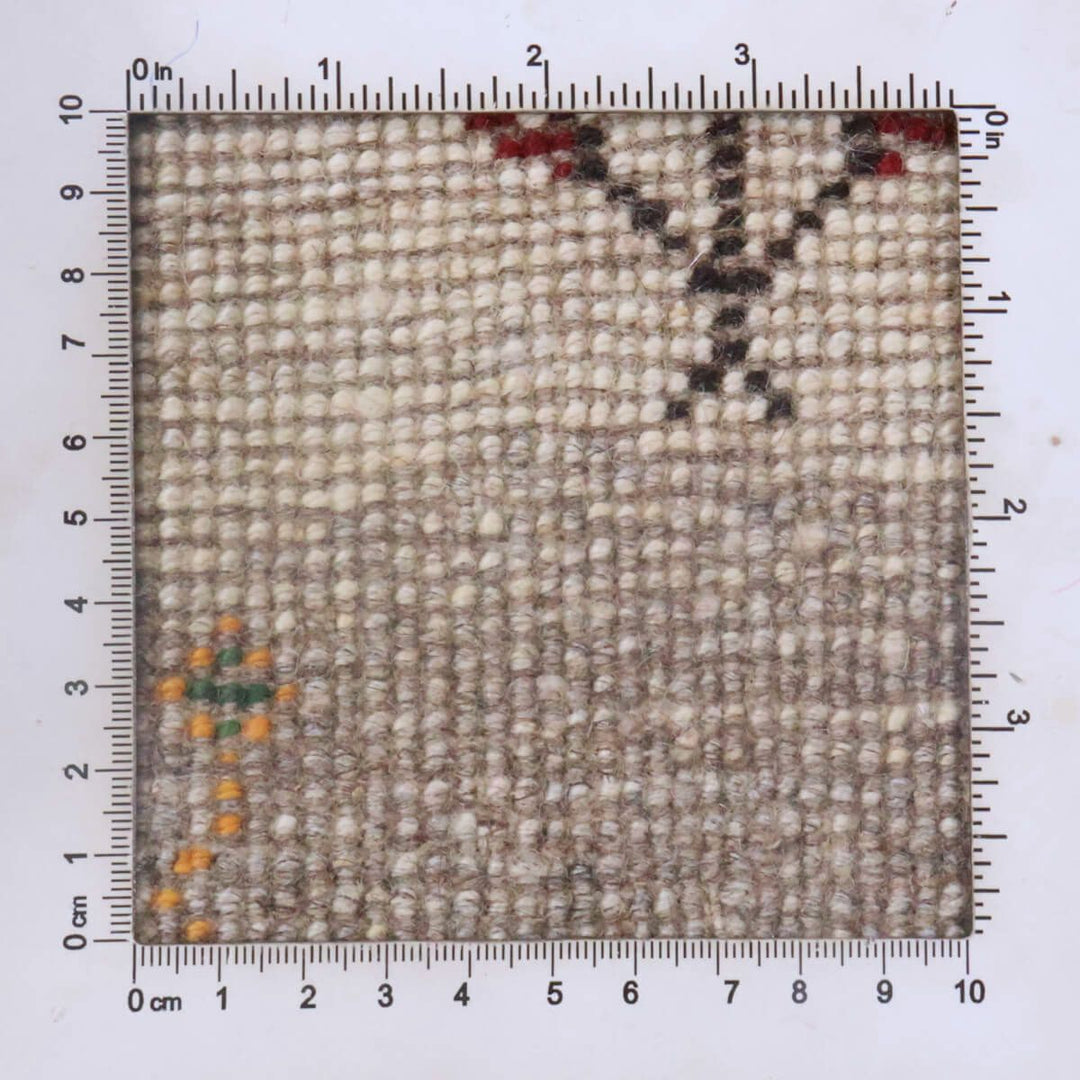 ギャッベ（ギャベ）カシュクリ　94×94cm（HM-70089）