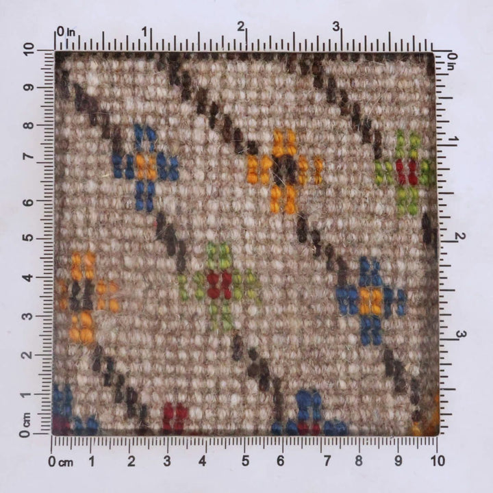 ギャッベ（ギャベ）カシュクリ　94×94cm（HM-70090）