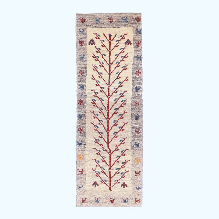 ギャッベ（ギャベ）カシュクリ　151×52cm（HM-70128）