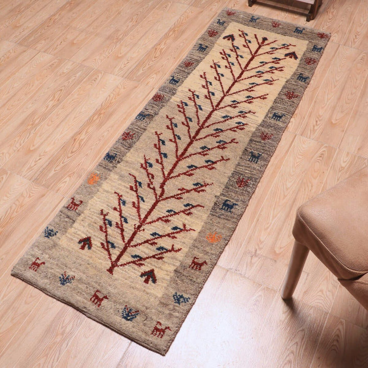 ギャッベ（ギャベ）カシュクリ　151×52cm（HM-70128）