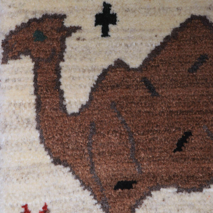 ギャッベ（ギャベ）カシュクリ　153×53cm（HM-70129）